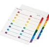 Cardinal ® OneStep® Printable Table of Contents and Dividers, 16-Tab, Multicolor, 1/St Best