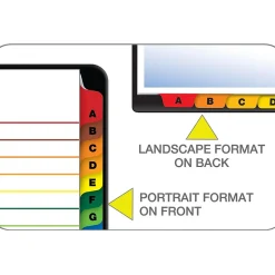 Cardinal OneStep Printable Table of Contents and Dividers, A-Z - 26-Tab, Multicolor, 1/St