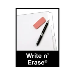Cardinal Write & Erase Paper Dividers, 8-Tab, White (CRD 84271) Online