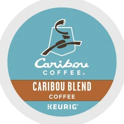 Keurig K-Cups<Caribou Coffee Caribou Blend Coffee Keurig® K-Cup® Pods, Medium Roast, 96/Carton (10307)