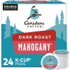 Keurig K-Cups<Caribou Coffee Caribou Mahogany Coffee, Dark Roast, 0.40 oz. Keurig® K-Cup® Pods, 24/Box (6990)