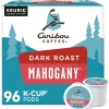 Keurig K-Cups<Caribou Coffee Caribou Mahogany Coffee Keurig® K-Cup® Pods, Dark Roast, 96/Carton (10312)