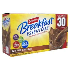 Cocoa<Carnation Breakfast Essentials Milk Chocolate Hot Cocoa, 30/Box (220-00599)