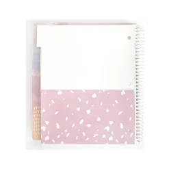Carolina Pad Silver Lining 5-Subject Notebook, 9.75" x 11", College-Ruled, 150 Sheets, Assorted Colors (17504)