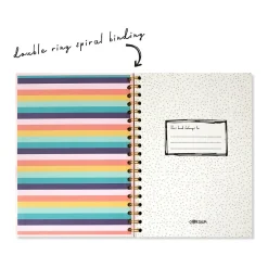 Carpe Diem Ballerina Pink 1-Subject Notebook, 7.5