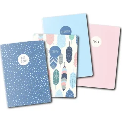 Carpe Diem Feathers 1-Subject Notebooks, 4.1