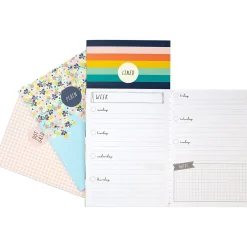 Carpe Diem Hearts 1-Subject Notebooks, 4.1" x 5.8", 16 Sheets, Assorted Colors, 4/Pack (9367-CD) Clearance