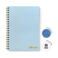 Carpe Diem Sky Blue 1-Subject Notebook, 7.5