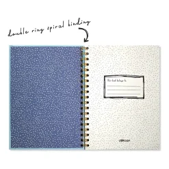 Carpe Diem Sky Blue 1-Subject Notebook, 7.5