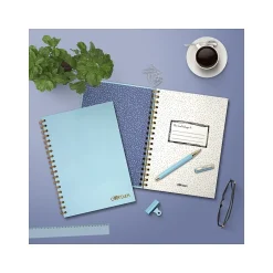 Carpe Diem Sky Blue 1-Subject Notebook, 7.5