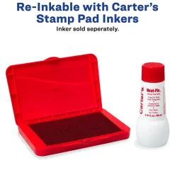 Carter's Felt Stamp Pads, Red Ink (21070) Discount