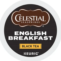 Tea<Celestial Seasonings Breakfast Blend Black Tea, Keurig® K-Cup® Pods, 96/Carton (14731)