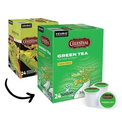 Tea<Celestial Seasonings Green Tea, Keurig® K-Cup® Pods, 24/Box (14734)