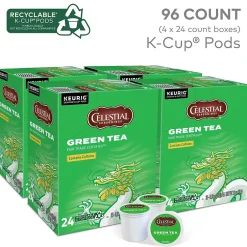 Tea<Celestial Seasonings Green Tea, Keurig® K-Cup® Pods, 96/Carton (14734)