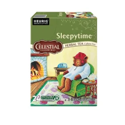 Tea<Celestial Seasonings Sleepytime Herbal Tea, Keurig® K-Cup® Pods, 24/Box (14739)