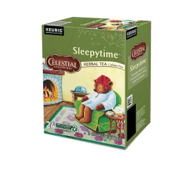 Tea<Celestial Seasonings Sleepytime Herbal Tea, Keurig® K-Cup® Pods, 24/Box (14739)