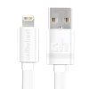 Lightning Cables<cellhelmet 4.8-Amp 3-Port USB Car Charger with USB-A to Lightning Flat Cable, 3 Feet (CAR-4.8/3-B+F-LIGHT-3-W)