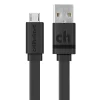 Lightning Cables<cellhelmet 2.1-Amp Single-USB Wall Charger with USB-A to Micro USB Flat Cable, 3 Feet (WALL-2.1/1+F-MICRO-3-B)