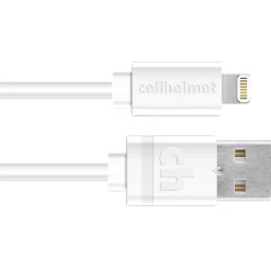 Lightning Cables<cellhelmet Charge and Sync USB-A to Lightning Round Cable, 10 Feet (CABLE-R-LIGHT-10-W)