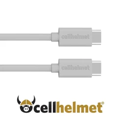 cellhelmet Charge and Sync USB-C to USB-C Cable, 10 Feet (CABLE-R-C-C-10-G)