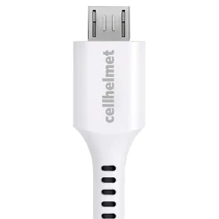 cellhelmet Charge and Sync USB-A to Micro USB Round Cable, 10' (CABLE-R-MICRO-10-B)