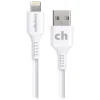 cellhelmet Charge and Sync USB-A to Lightning Round Cable, 10' (CABLE-LIGHT-A-10-R-W)