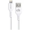 Lightning Cables<cellhelmet Charge and Sync USB-A to Lightning Round Cable, 6' (CABLE-LIGHT-A-6-R-W)