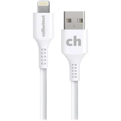 Lightning Cables<cellhelmet Charge and Sync USB-A to Lightning Round Cable, 6' (CABLE-LIGHT-A-6-R-W)