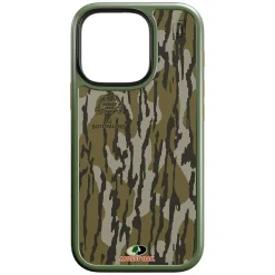 Cell Phone Cases<cellhelmet Fortitude Series MagSafe Phone Case for iPhone 16 Pro, Shock Absorbing, Mossy Oak Bottom Lands (CF-106-MO)