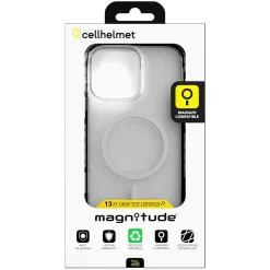 Cell Phone Cases<cellhelmet Magnitude Series MagSafe Phone Case for iPhone 16 Pro Max, Shock Absorbing, Crystal Clear (CM-107-CC)