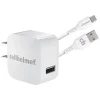Lightning Cables<cellhelmet Single-USB Wall Charger with USB-C to USB-A Round Cable, 3 ft., 2.4-Amp, White (WALL-2.4+R-C-A-W)