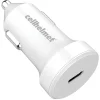 cellhelmet 20-Watt Single-USB Power Delivery Car Charger with USB-C to Lightning Round Cable, 3 Feet(CAR-PD-20W+R-LIGHT)