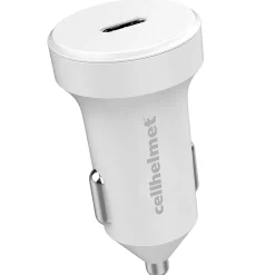 cellhelmet 20-Watt Single-USB Power Delivery Car Charger (CAR-PD-20W-W)