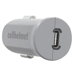 cellhelmet 27-Watt USB-C PD Car Charger with USB-C to USB-C Flat Cable, 3 Feet (CAR-PD-1-C-C-G)