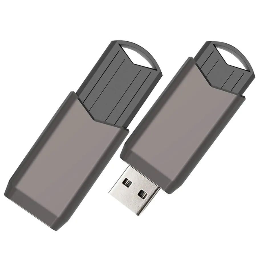 Centon DataStick PUSH 512GB USB 3.2 Gen 2 Flash Drive, Graphite (S1-U3.2J2-512G)* Usb Flash Drives