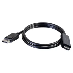 Hdmi Cables<C2G Cables to Go C2G 50194 6' DisplayPort/HDMI Audio/Video Cable, Black