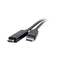 Hdmi Cables<C2G Cables to Go C2G 50194 6' DisplayPort/HDMI Audio/Video Cable, Black