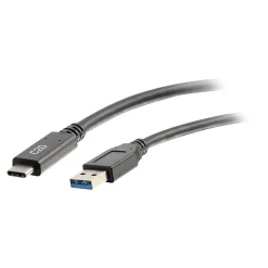 Usb Cables<C2G Cables to Go C2G 6' USB A to C Cable, Black (28832)