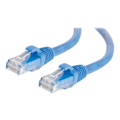 Ethernet Cables<C2G Cables to Go 5' CAT-6 UTP Ethernet Patch Cable, 24 AWG, Blue, 50/Pack (31372)