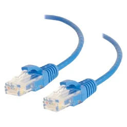 Ethernet Cables<C2G Cables to Go 7' CAT-6 UTP Ethernet Patch Cable, 28 AWG, Blue (01080)