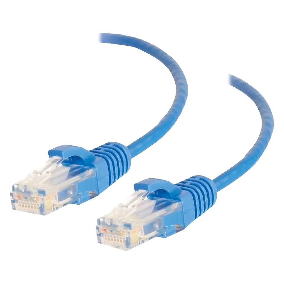 Ethernet Cables<C2G Cables to Go 10' CAT-6 UTP Ethernet Patch Cable, 28 AWG, Blue (01083)