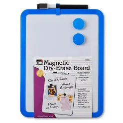 New Charles Leonard Magnetic Dry Erase Board, 8 1/2" x 11", 4/Pk Dry Erase