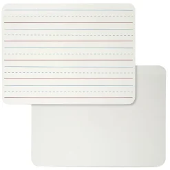 Charles Leonard 2-Sided Melamine Mobile Dry-Erase Whiteboard, 9" x 12", Pack of 6 (CHL35120-6) Dry Erase