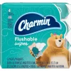 Charmin Flushable Wipes, White, 40 Sheets/Pack, Pack of 4 (79619)