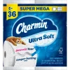 Charmin Ultra Soft Super Mega Toilet Paper, 2-Ply, White, 336 Sheets/Roll, 6 Rolls/Pack (08467)