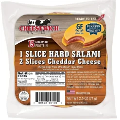 Fresh Groceries<Cheesewich Cheddar & Hard Salami , 16/ Pack (366-00002)
