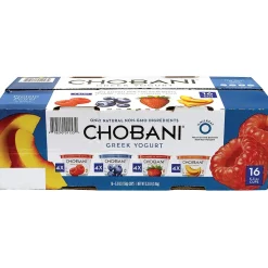 Fresh Groceries<Chobani Greek Yogurt Variety Pack, 5.3 oz., 16/Pack (01153)