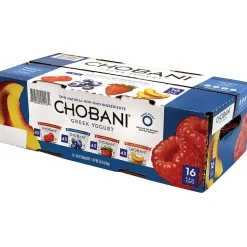 Fresh Groceries<Chobani Greek Yogurt Variety Pack, 5.3 oz., 16/Pack (01153)