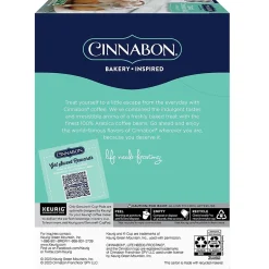 Keurig K-Cups<Cinnabon Classic Cinnamon Roll Coffee Keurig® K-Cup® Pods, Light Roast, 24/Box (6305)