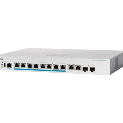 Cisco 350 CBS350-8MP-2X-NA 10 Ports Gigabit Ethernet Rack Mountable Switch* Ethernet Switches & Splitters